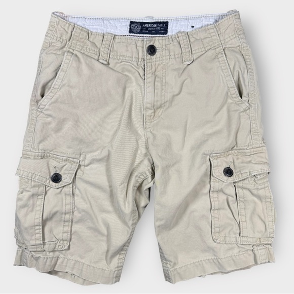 American Eagle Outfitters Men’s 30 Tan Cargo Shorts 10” Inseam - Picture 1 of 14